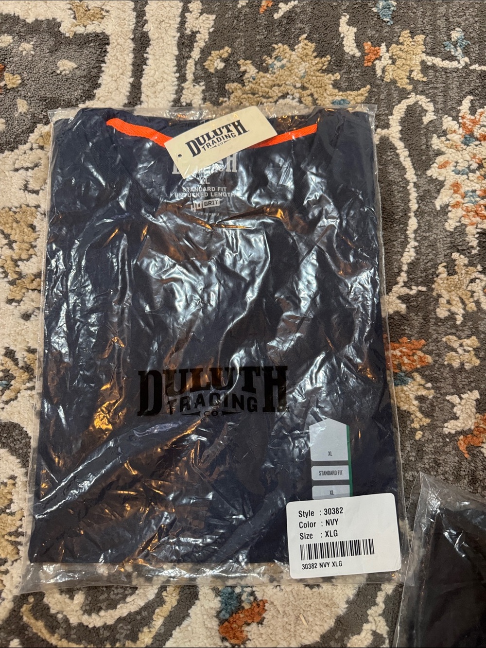 NWT Men's 40 Grit Performance‎ Standard Fit Short Sleeve Tee Navy